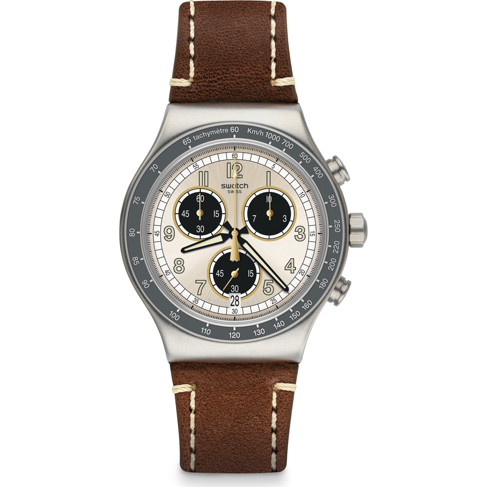 Swatch Irony - Chrono New YVS455 Rhum Uhr