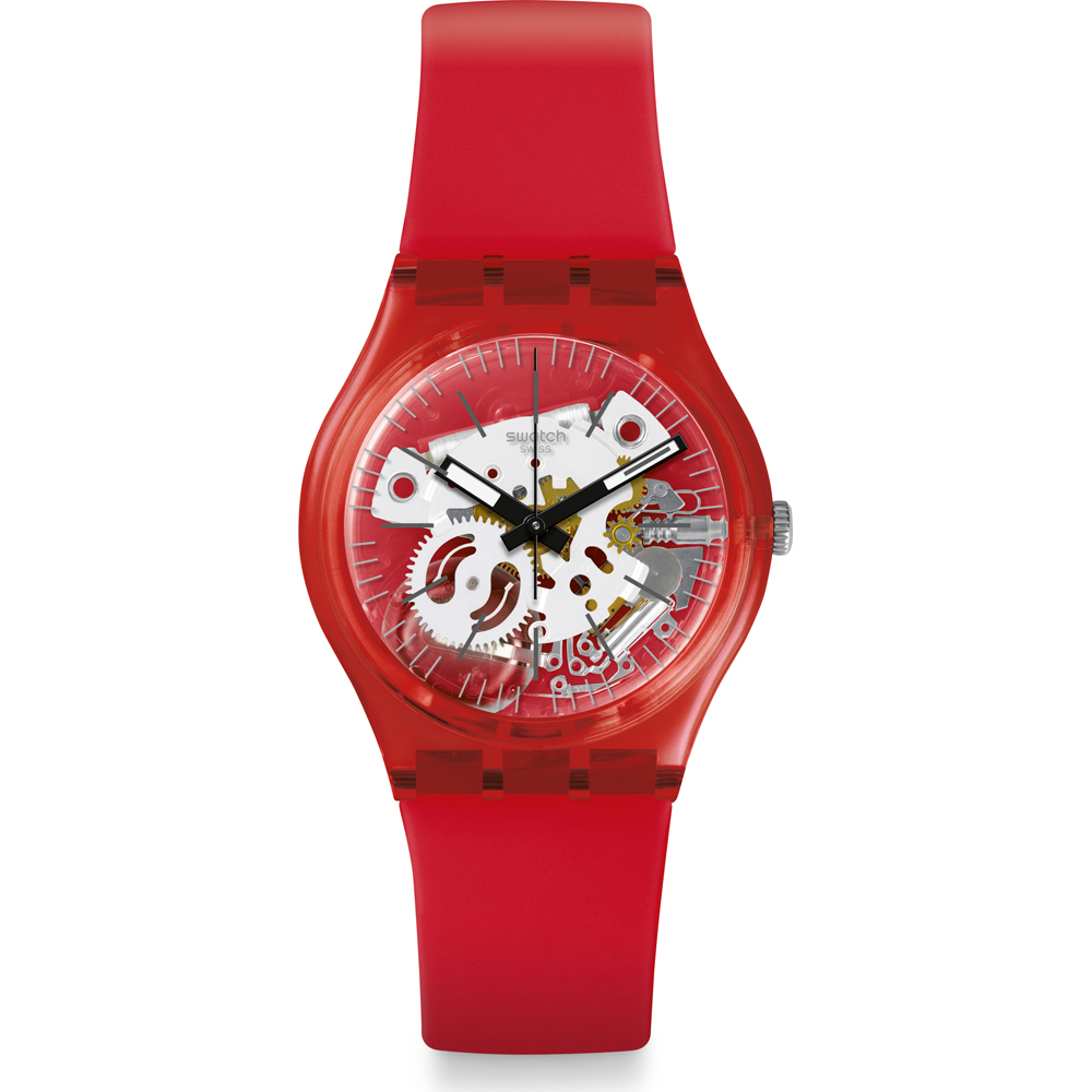 Swatch Standard Gents GR178 Rosso Bianco Uhr