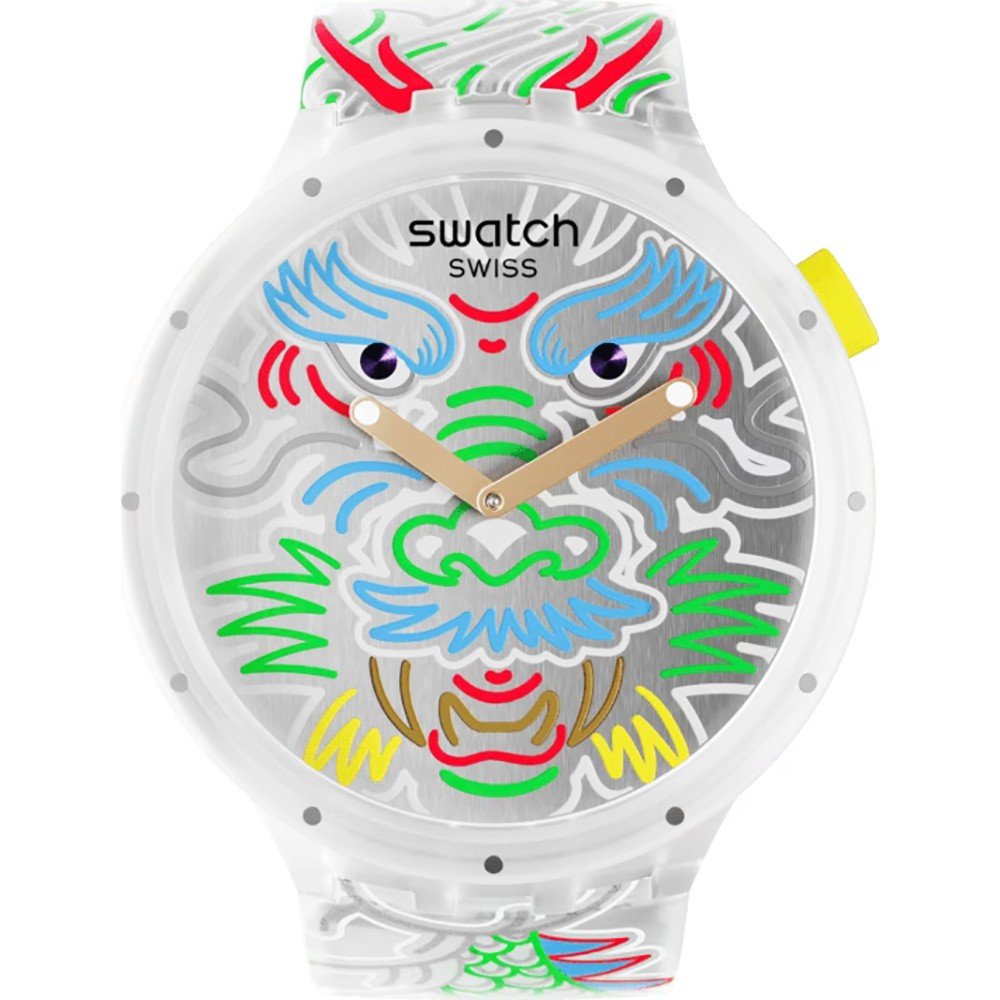 Swatch Big Bold SB05Z102 Dragon in cloud Uhr
