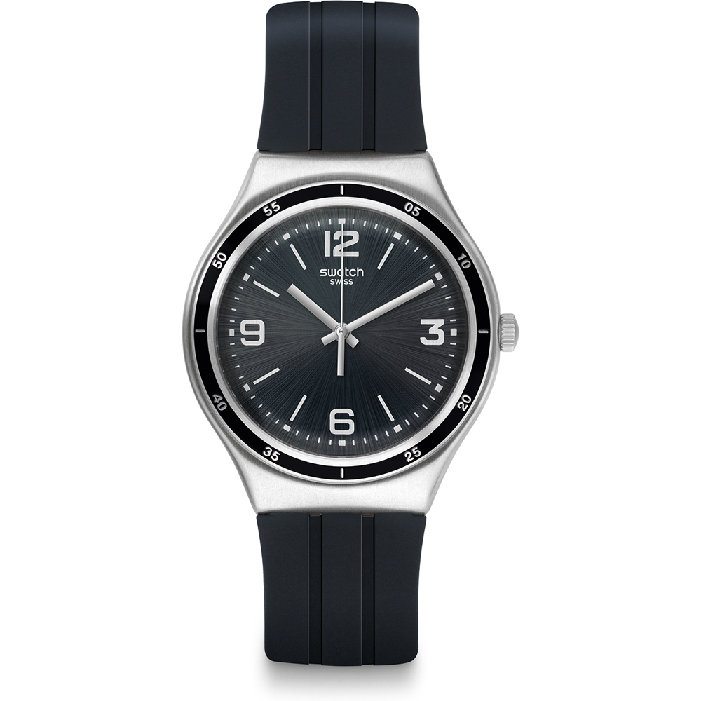 Swatch Big YGS132 Shiny Black Uhr