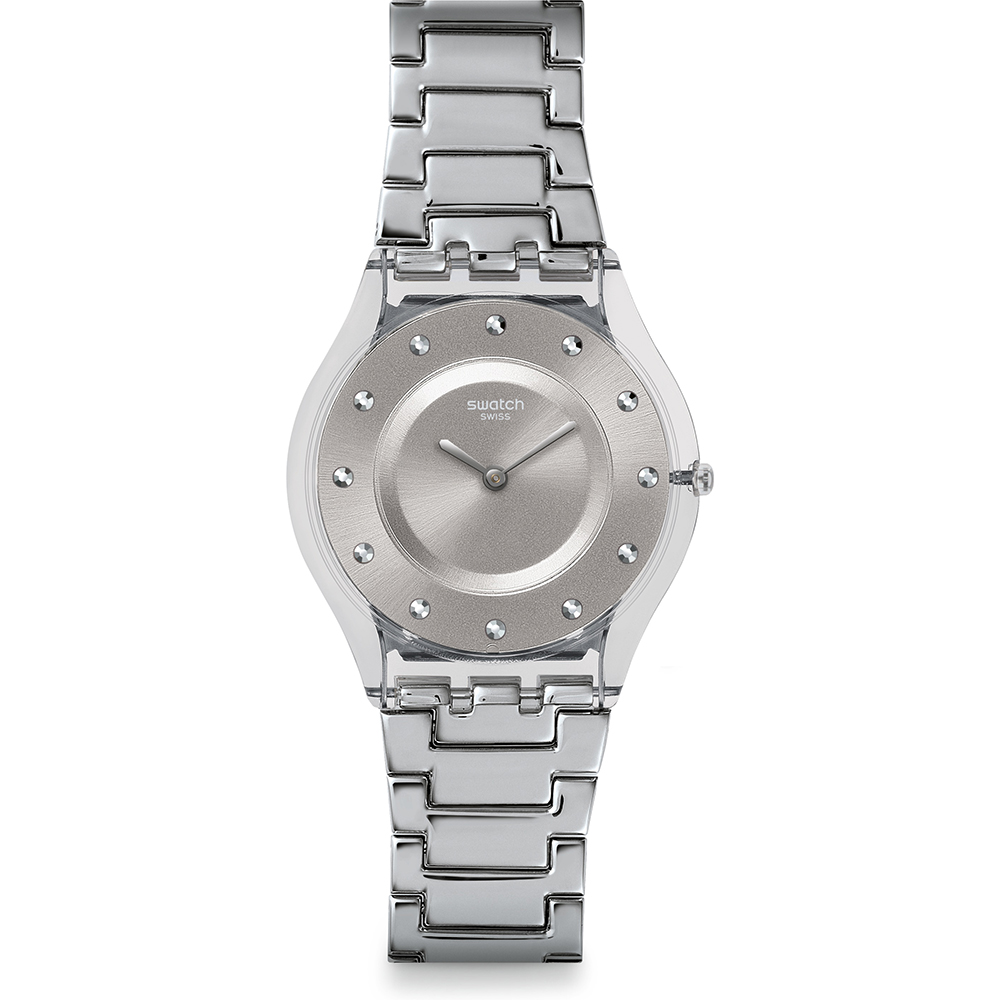 Swatch Skin SFK393G Silver Drawer Uhr