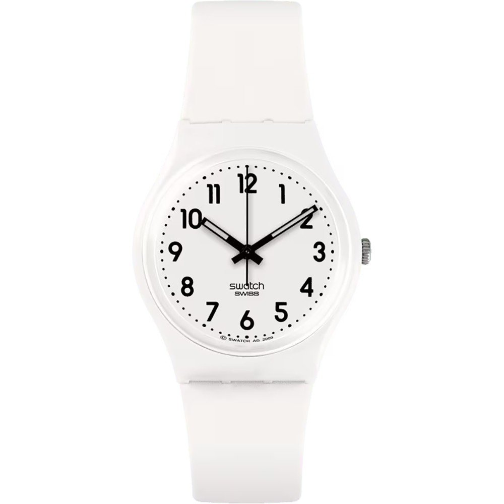 Swatch Standard Gents SO28W107-S14 Just White Soft Uhr