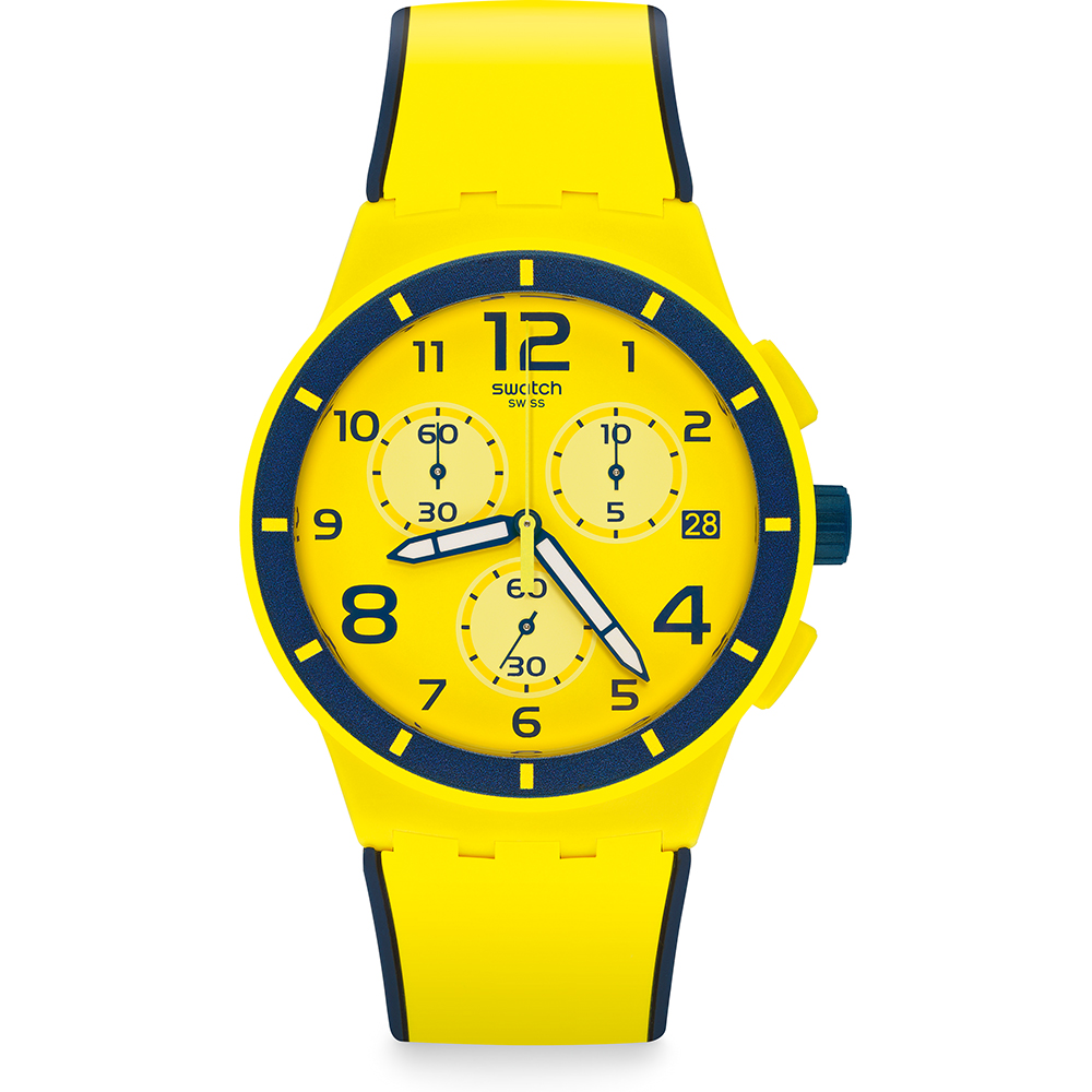 Swatch New Chrono Plastic SUSJ401 Solleore Uhr