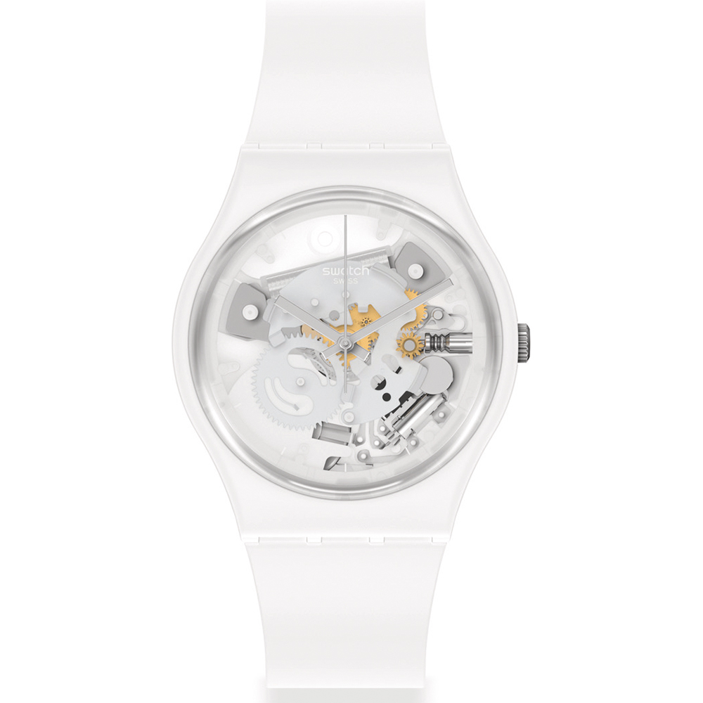 Swatch Standard Gents SO31W102 Spot Time White Uhr