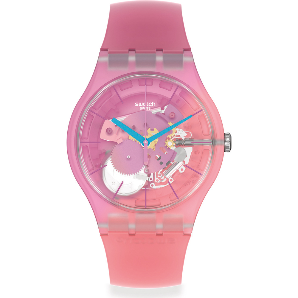 Swatch NewGent SUOK151 Supercharged pinks Uhr