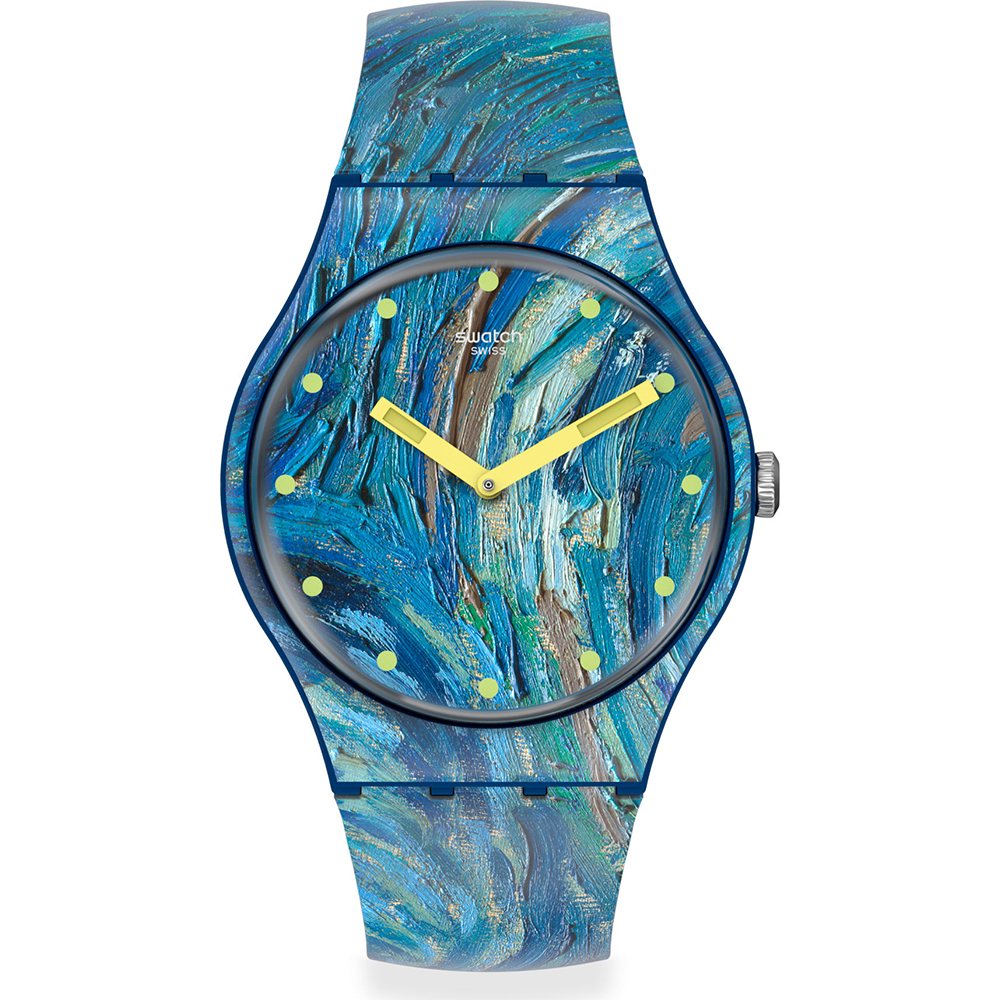 Swatch NewGent SUOZ335 The starry night by Vincent van Gogh Uhr