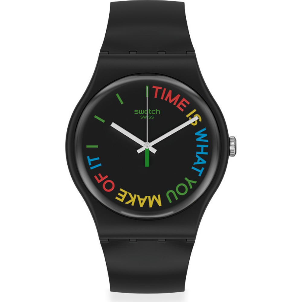 Swatch NewGent SO29B103 1983 Time is what you make of it TBC Uhr