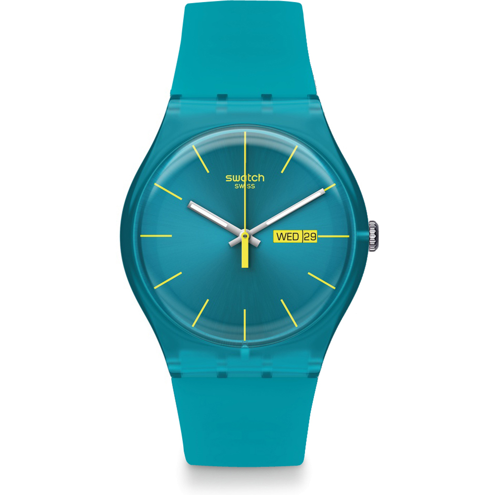 Swatch NewGent SUOL700 Turquoise Rebel Uhr