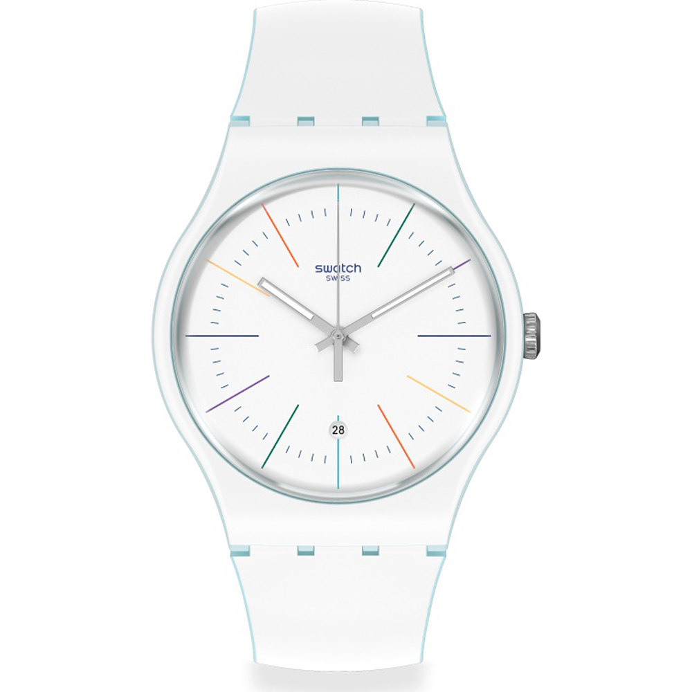 Swatch NewGent SUOS404 White layered Uhr