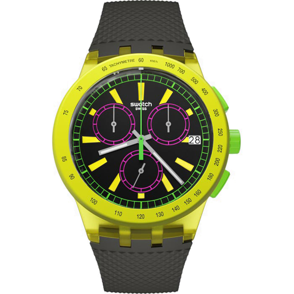 Swatch New Chrono Plastic SUSJ402 Yel-Lol Uhr