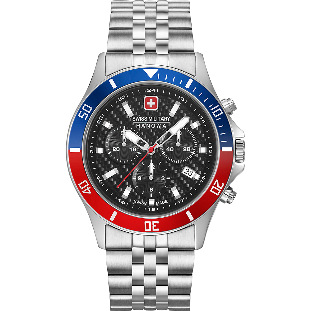 Swiss Military Hanowa Aqua 06-5337.04.007.34 Flagship Racer Chrono Uhr