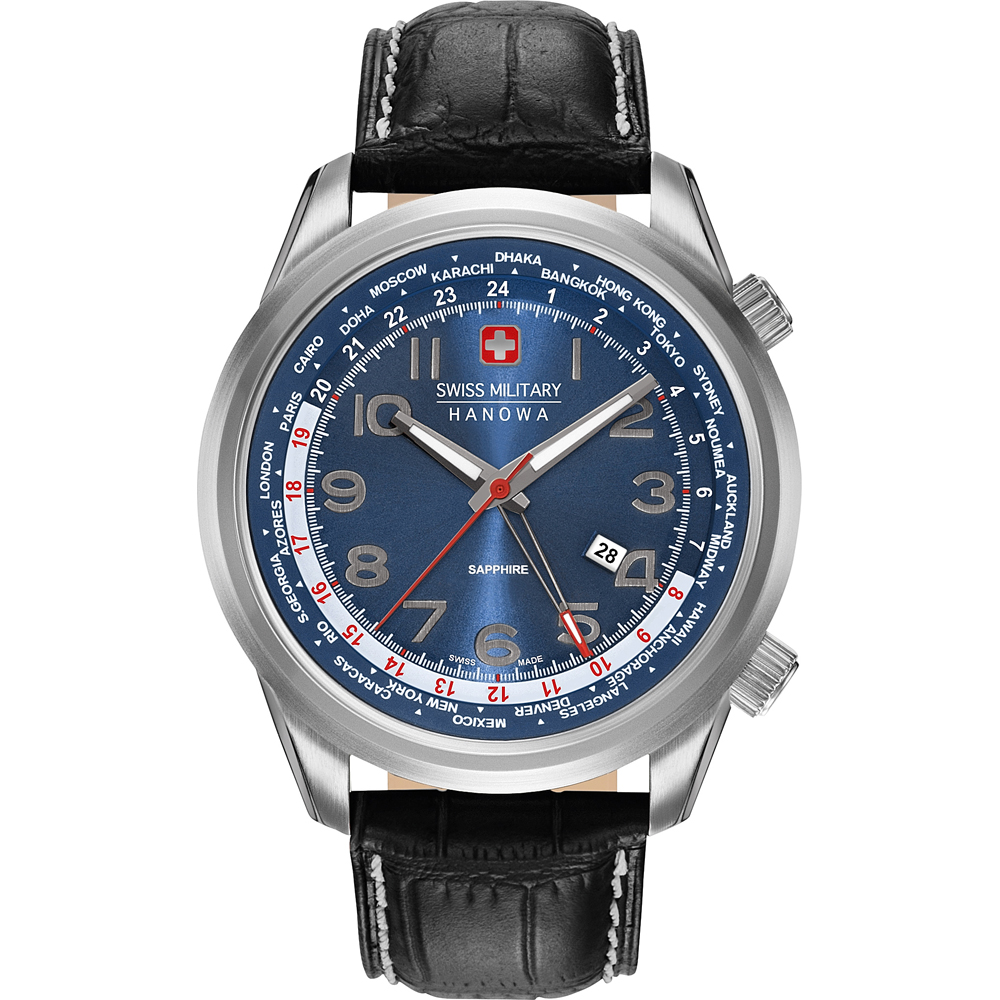 Swiss Military Hanowa 06-4293.04.003 Worldtimer Uhr