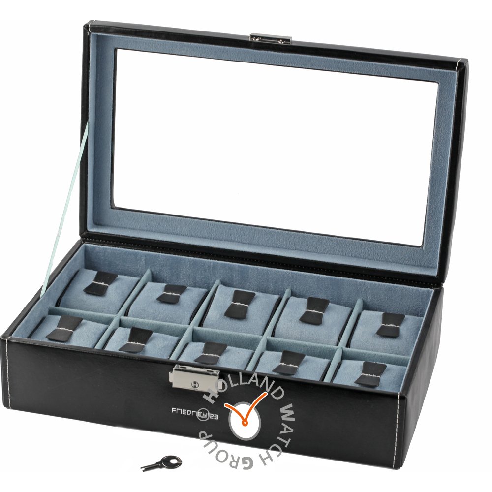 HWG Accessories bond-10-black1 Watch storage box Uhrenboxen