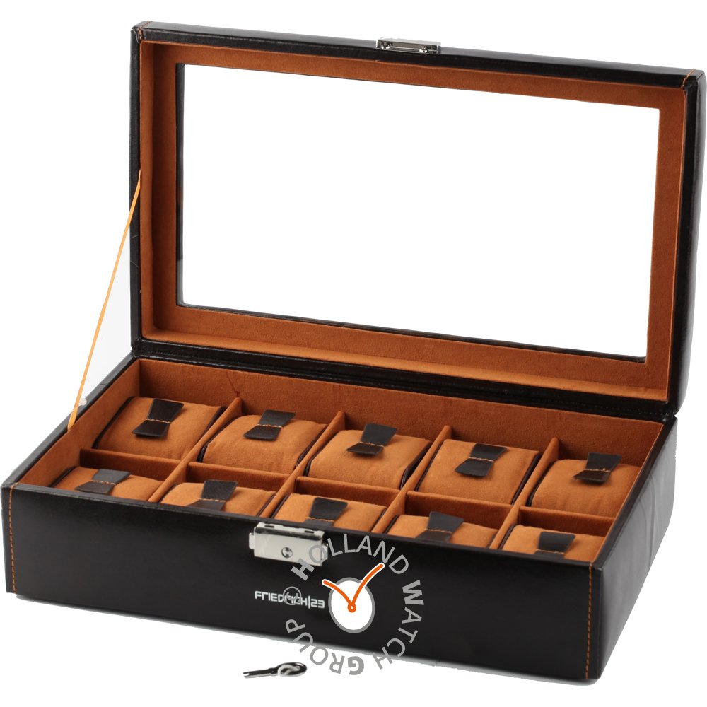 HWG Accessories bond-10-Brown1 Watch storage box Uhrenboxen